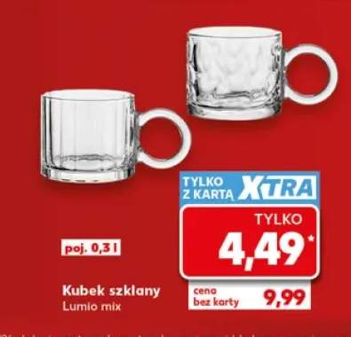 Kubek szklany Lumio