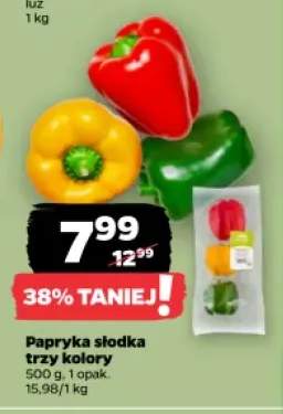 Papryka słodka trzy kolory