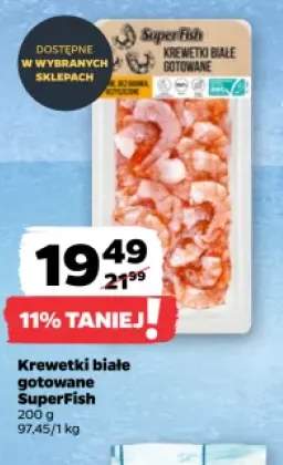 Krewetki białe gotowane SuperFish