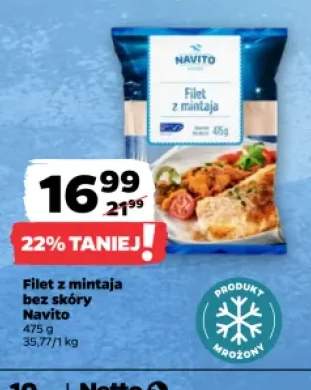 Filet z mintaja bez skóry Navito