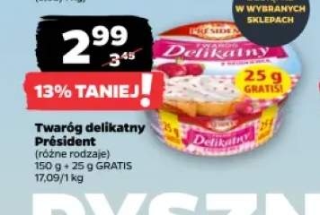 Twaróg delikatny Président