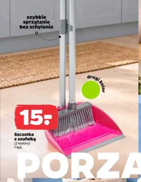 Szczotka z szufelką