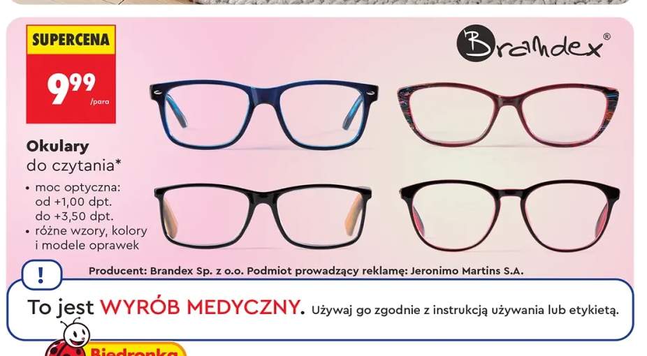 Okulary do czytania Brandex