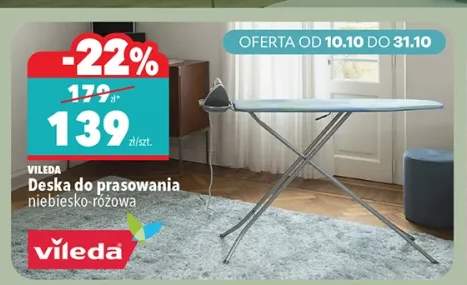 Deska do prasowania niebiesko-różowa Vileda