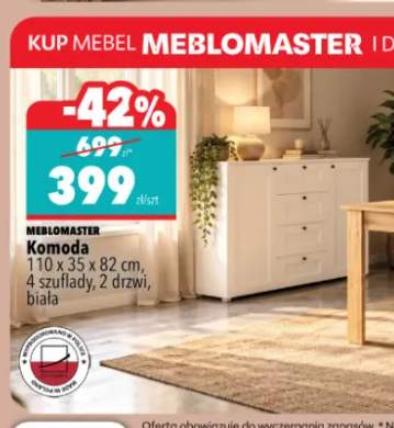 Komoda 4 szuflady 2 drzwi Meblomaster