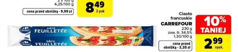 Ciasto francuskie Carrefour