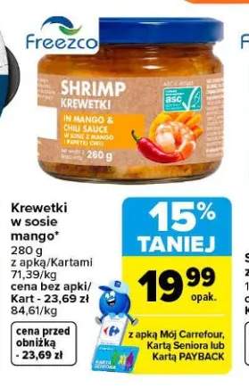 Krewetki w sosie mango Freezco