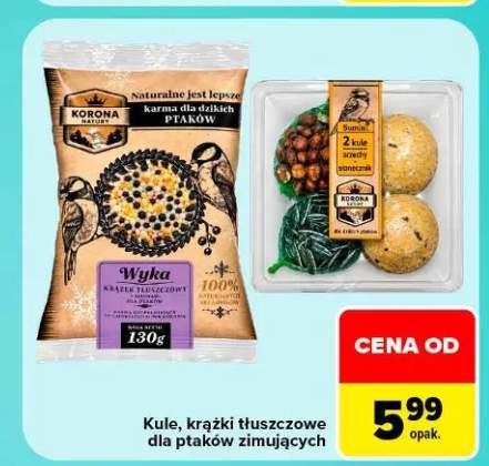 Krążki tłuszczowe dla ptaków zimujących Korona Natury +1 wariant