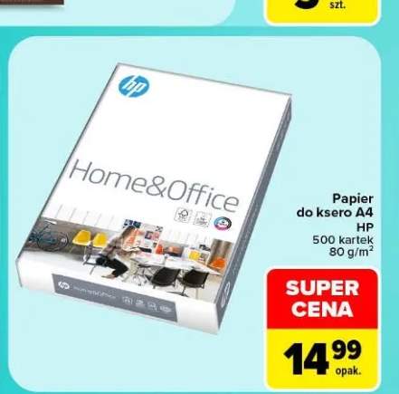 Papier do ksero A4 80 g/m² HP