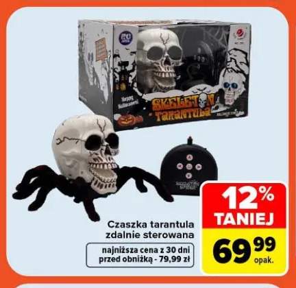 Czaszka tarantula zdalnie sterowana