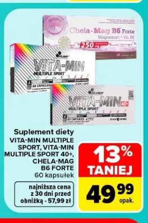 Suplement diety Vita-Min Multiple Sport 40+ Olimp +2 warianty