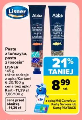 Pasta z łososia Abba