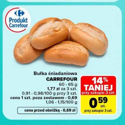 Bułka śniadaniowa Carrefour