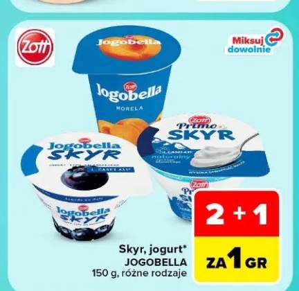 Skyr, jogurt Jogobella Zott