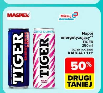 Napój energetyzujący Tiger Classic +1 wariant