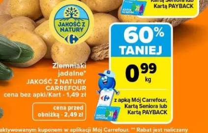 Ziemniaki jadalne Jakość z Natury Carrefour