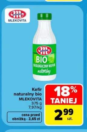 Kefir naturalny bio Mlekovita