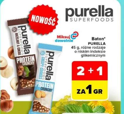 Baton Purella o niskim indeksie glikemicznym