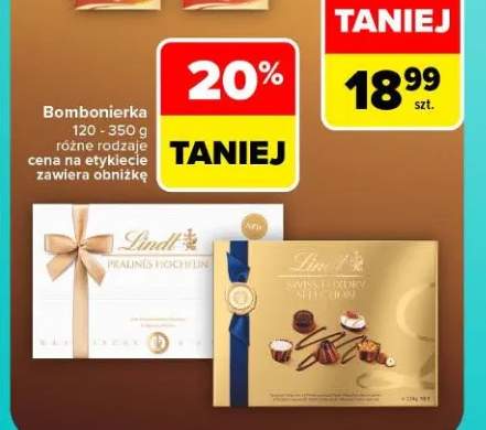 Bombonierka Lindt Pralinés Hochfein +1 wariant