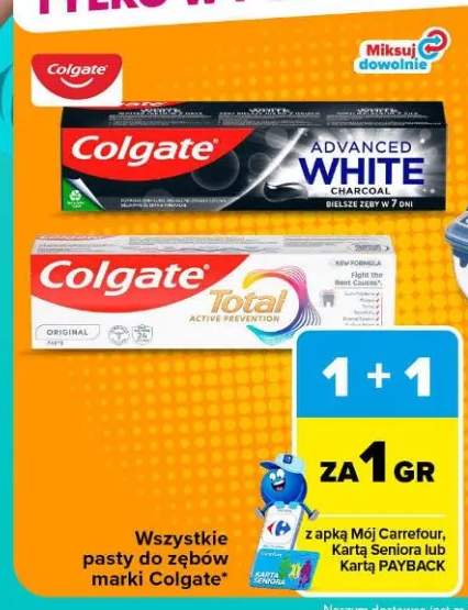 Pasty do zębów marki Colgate +2 warianty