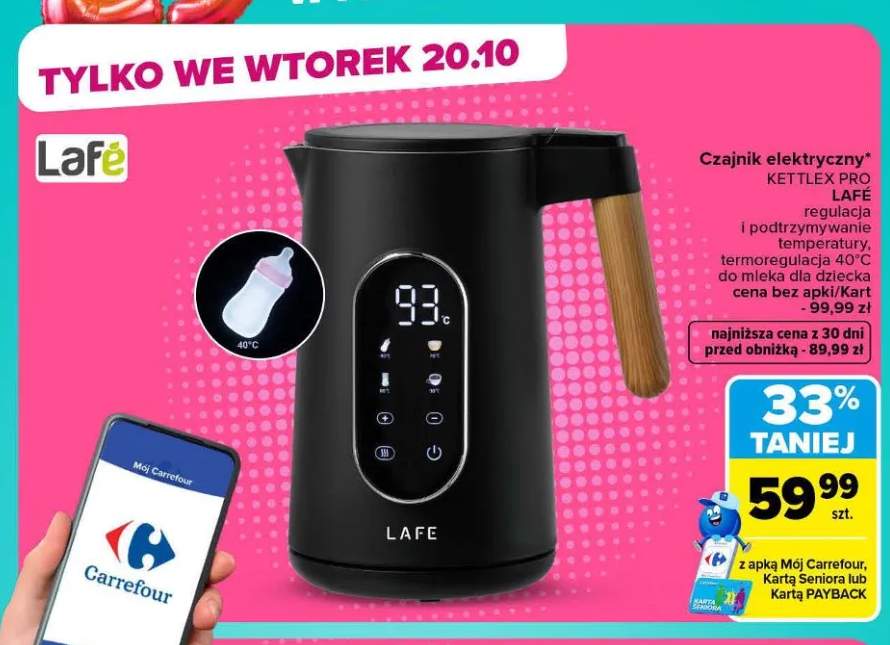 Czajnik elektryczny Kettlex Pro Lafé