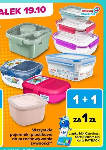Pojemniki plastikowe do przechowywania żywności