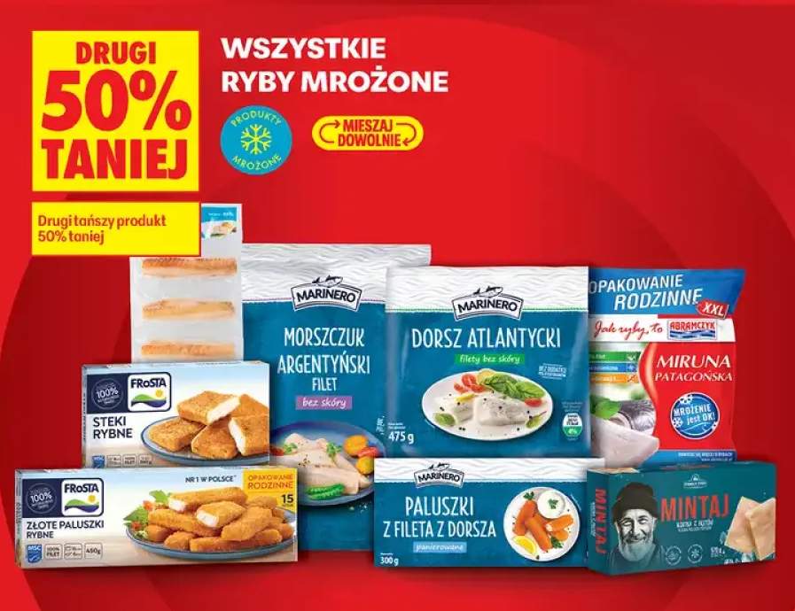 Ryby mrożone +7 wariantów