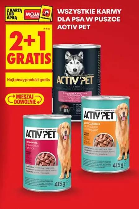 Karmy dla psa w puszce Activ Pet