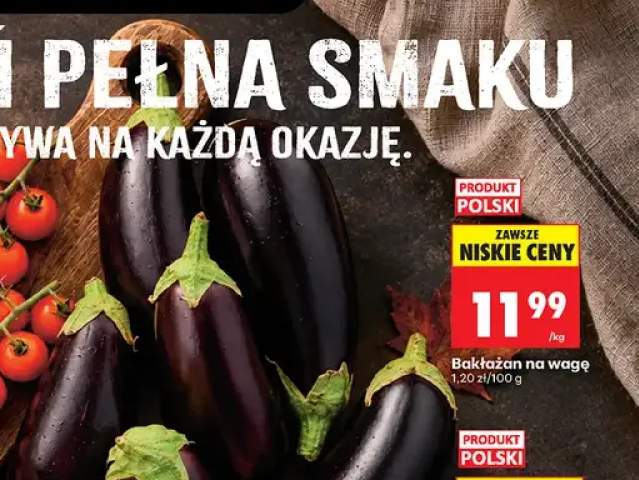 Bakłażan na wagę