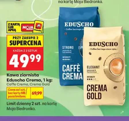 Kawa ziarnista Eduscho Crema Caffe +1 wariant