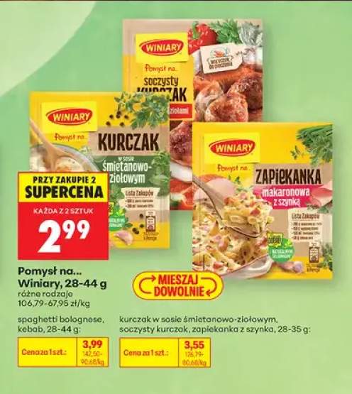 Pomysł na... Winiary spaghetti bolognese +4 warianty
