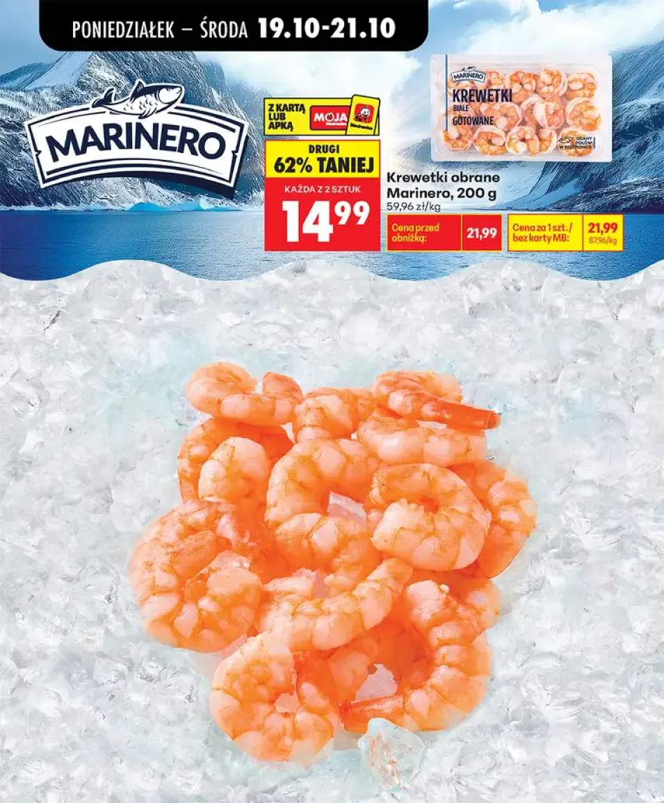 Krewetki obrane Marinero