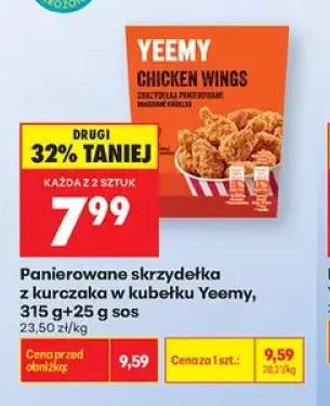 Panierowane skrzydełka z kurczaka w kubełku Yeemy