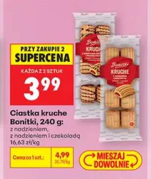 Ciastka kruche z nadzieniem Bonitki +1 wariant