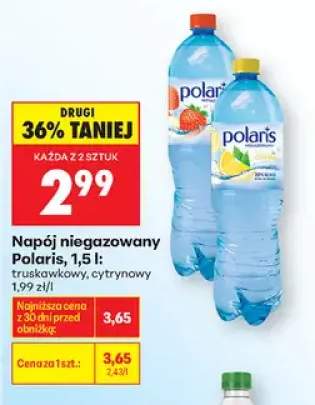 Napój niegazowany Polaris truskawkowy +1 wariant