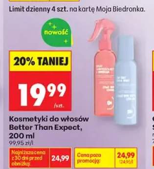 Kosmetyki do włosów Better Than Expected