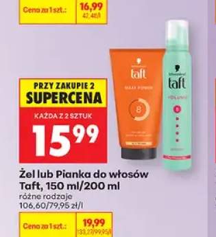Żel do włosów Taft +1 wariant