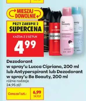 Dezodorant w spray'u Lucca Cipriano +2 warianty
