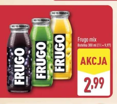 Napój Frugo żółte +2 warianty