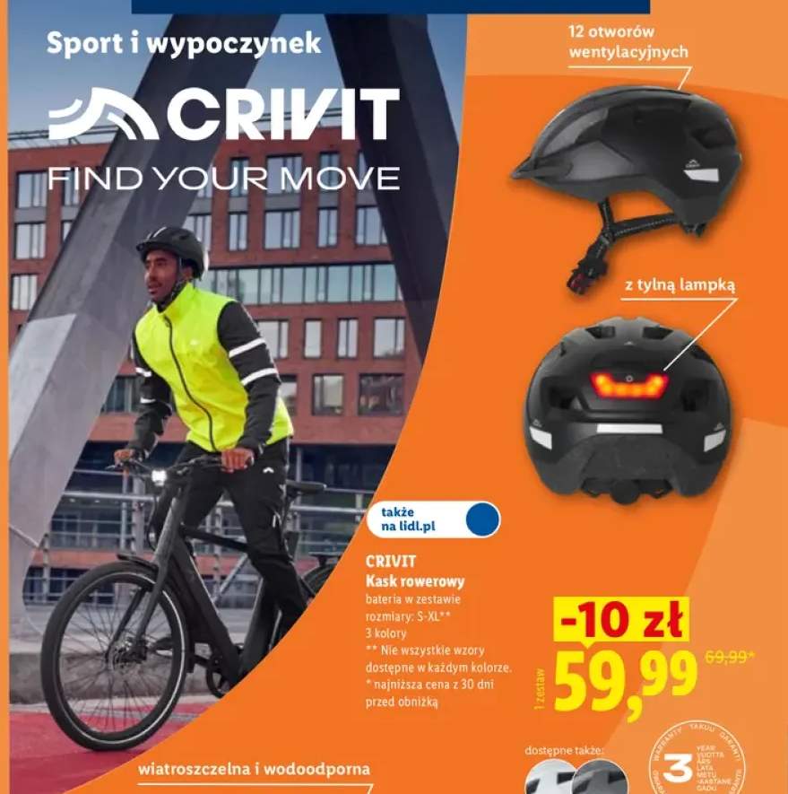 Kask rowerowy Crivit