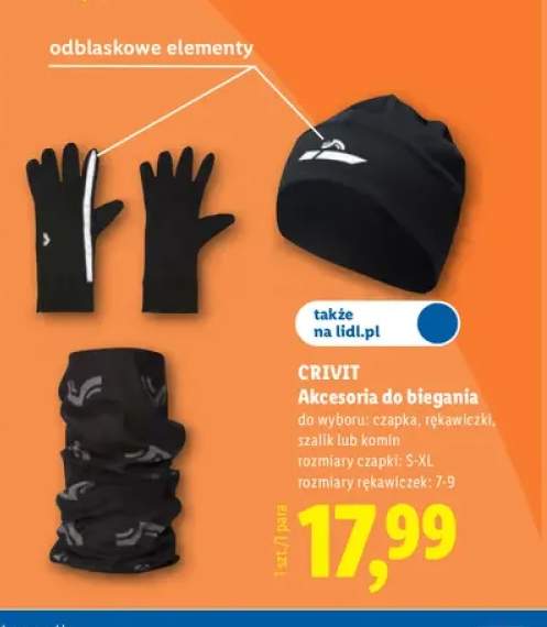 Czapka do biegania Crivit +3 warianty