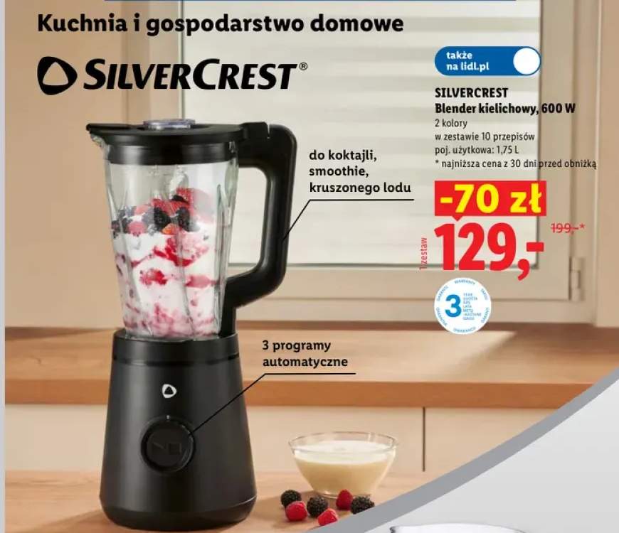 Blender kielichowy Silvercrest