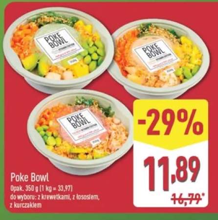 Poke Bowl z krewetkami +2 warianty