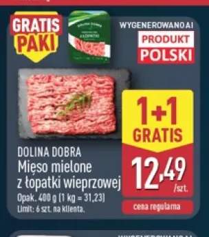 Mięso mielone z łopatki wieprzowej Dolina Dobra