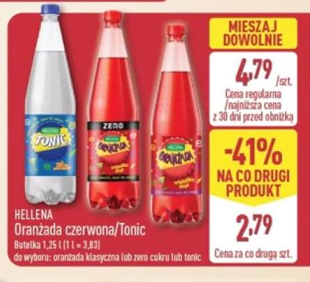 Oranżada klasyczna Hellena +2 warianty