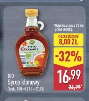 Syrop klonowy Bio