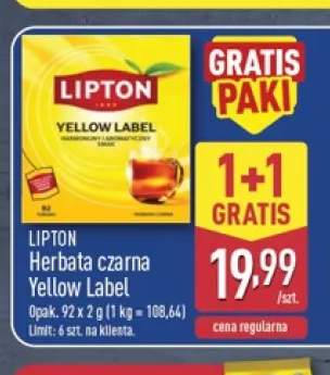 Herbata czarna Yellow Label Lipton