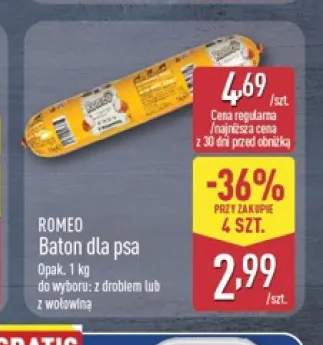 Baton dla psa z drobiem Romeo +1 wariant