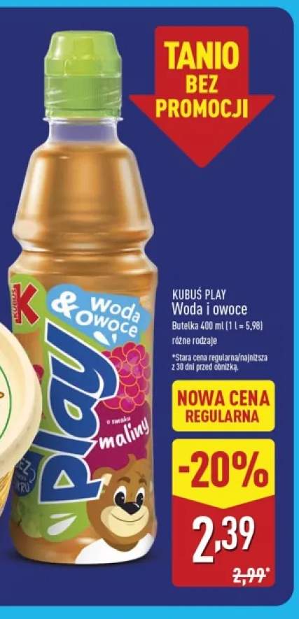 Woda i owoce Kubuś Play