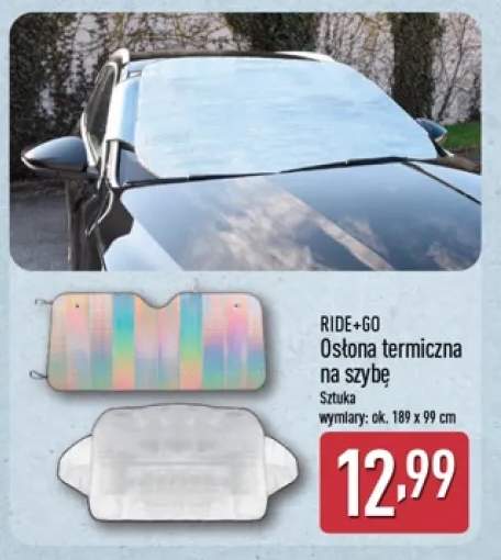 Osłona termiczna na szybę Ride+Go
